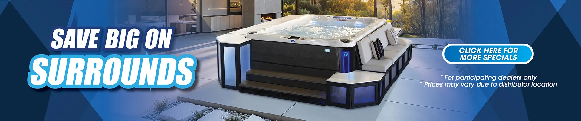 Calspas hot tub being used in a family setting - Anderson