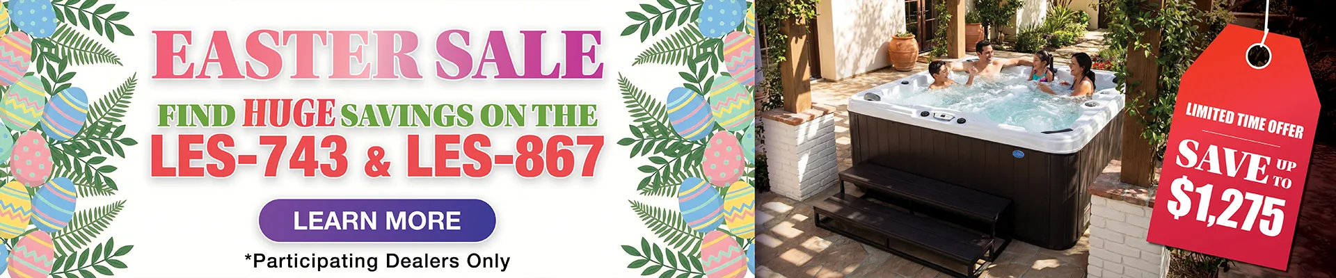 Calspas hot tub being used in a family setting - Anderson