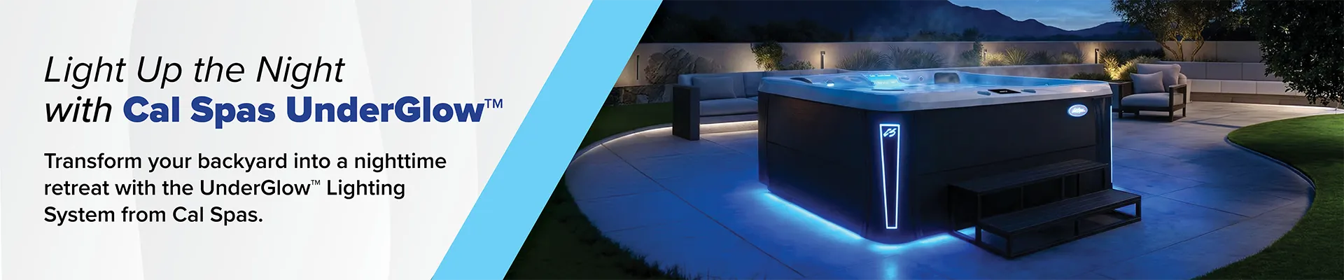 Calspas hot tub being used in a family setting - Anderson